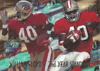 William Floyd San Francisco 49ers 1995 Ultra Fleer NFL 2nd Year Standouts #6